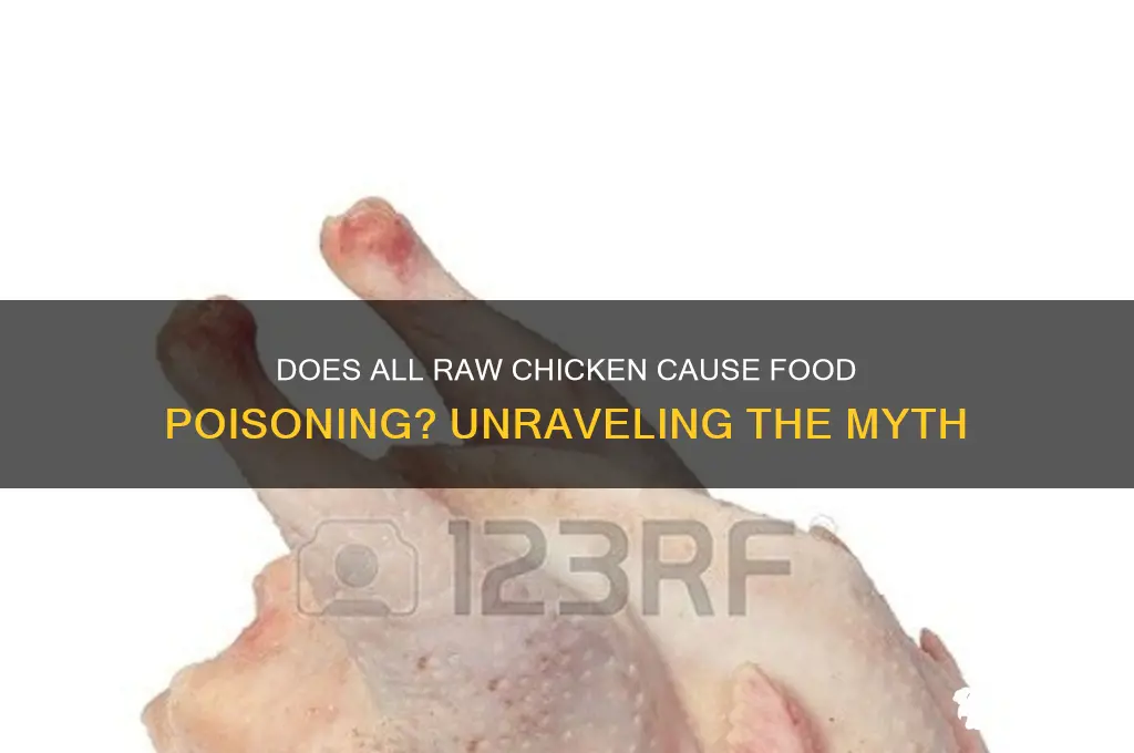 does all raw chicken cause food poisoning