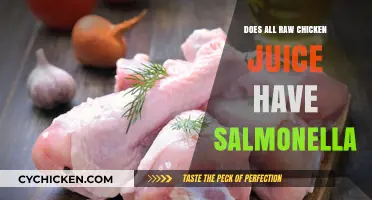 Is Raw Chicken Juice Always Contaminated with Salmonella? Facts Revealed