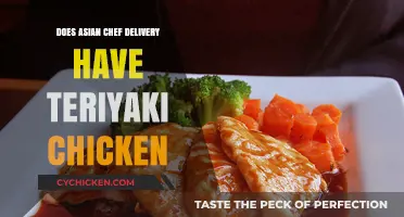 Asian Chef Delivery: Teriyaki Chicken Availability and Menu Highlights