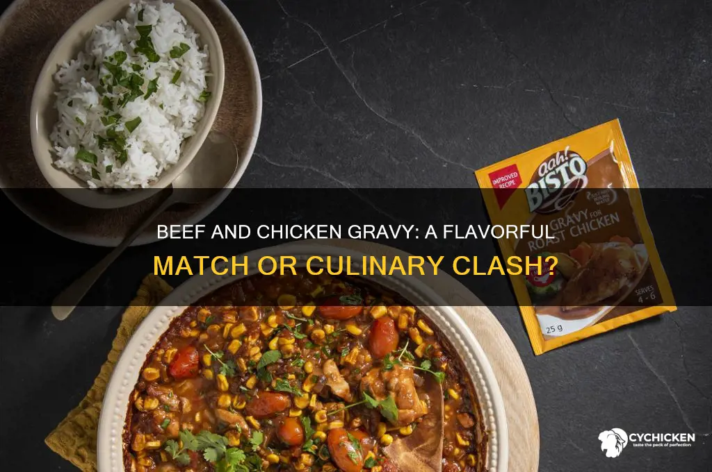 does beef pair well with chicken gravy
