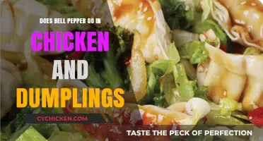 Bell Peppers in Chicken and Dumplings: A Tasty Addition or No?