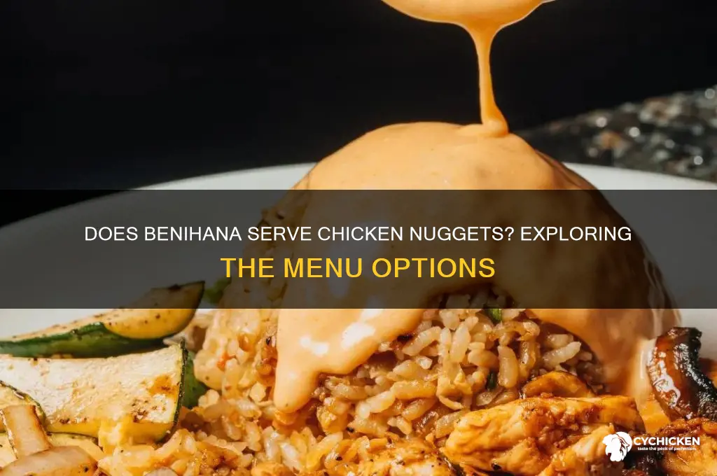 does benihana have chicken nuggets