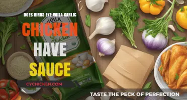 Birds Eye Voila Garlic Chicken: Sauce Included or Sold Separately?