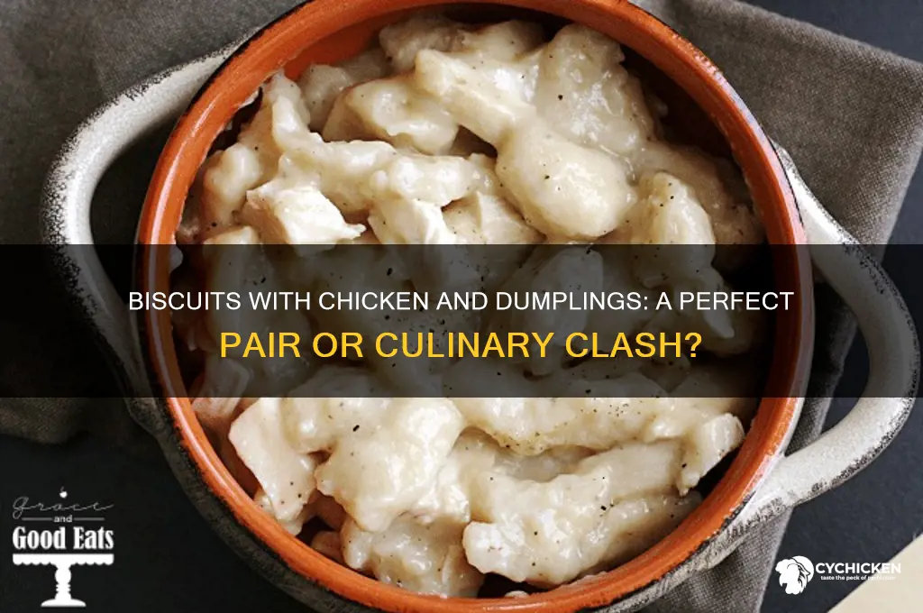 does biscuits go with chicken and dumplings