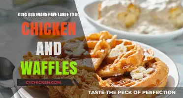 Bob Evans' Chicken and Waffles: Large To-Go Option?