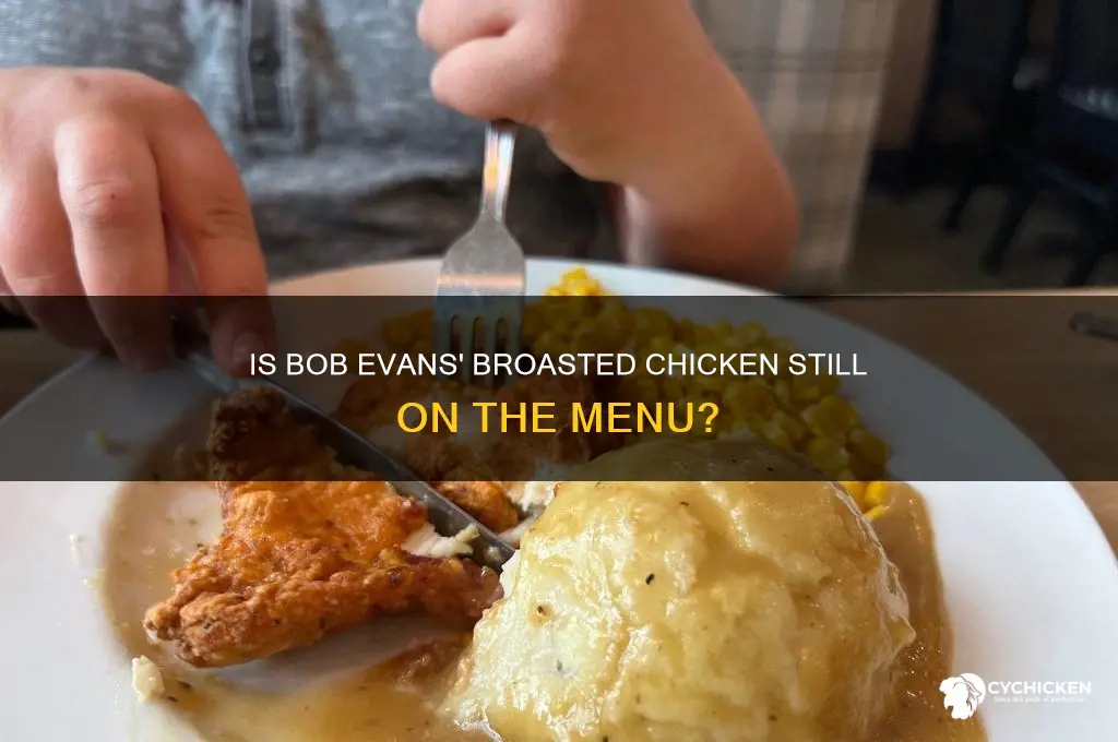 does bob evans still have broasted chicken