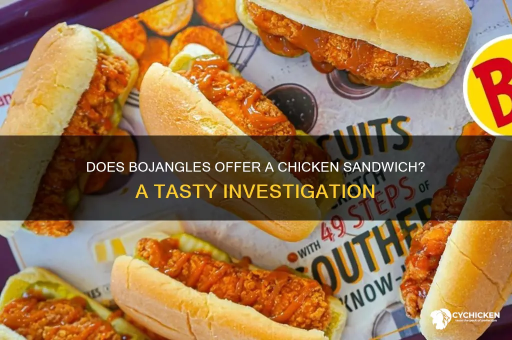 does bojangles have a chicken sandwich