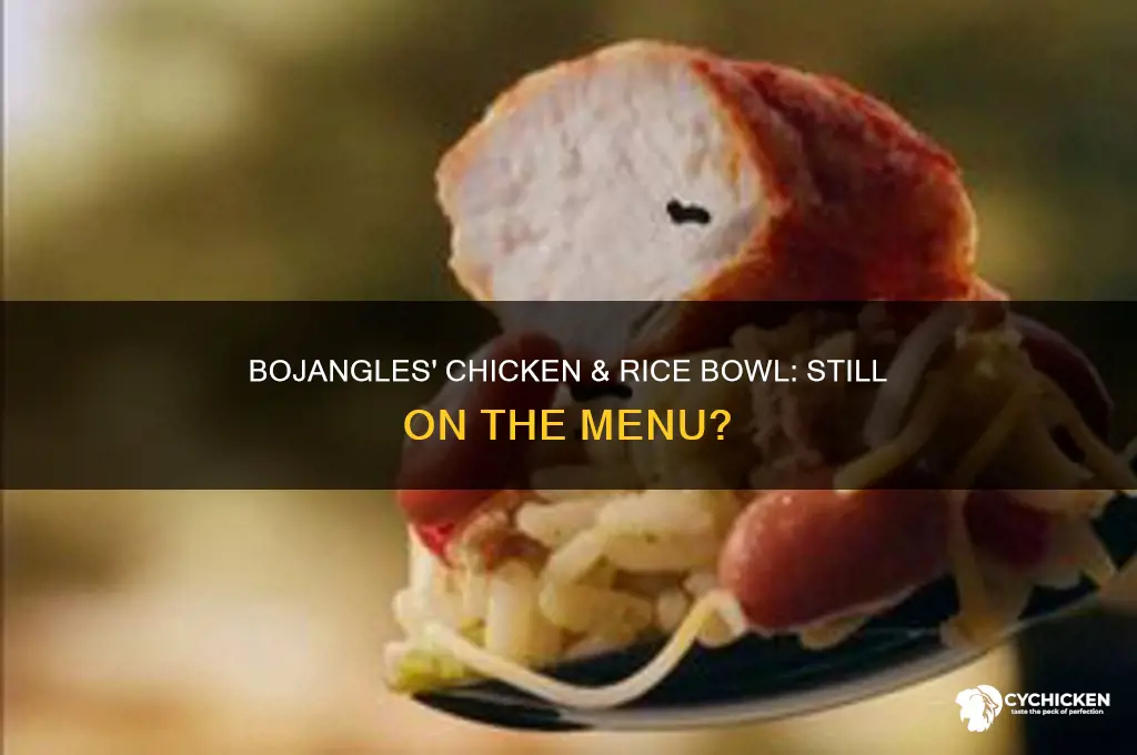does bojangles still have chicken & rice bowl