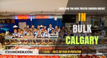 Bulk Frozen Chicken Breast Availability at Bon Ton, Calgary