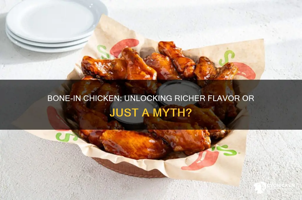 does bone in chicken have more flavor
