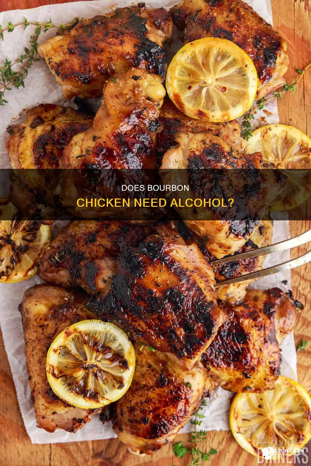 does bourbon chicken regularly have bourbon in the recipe