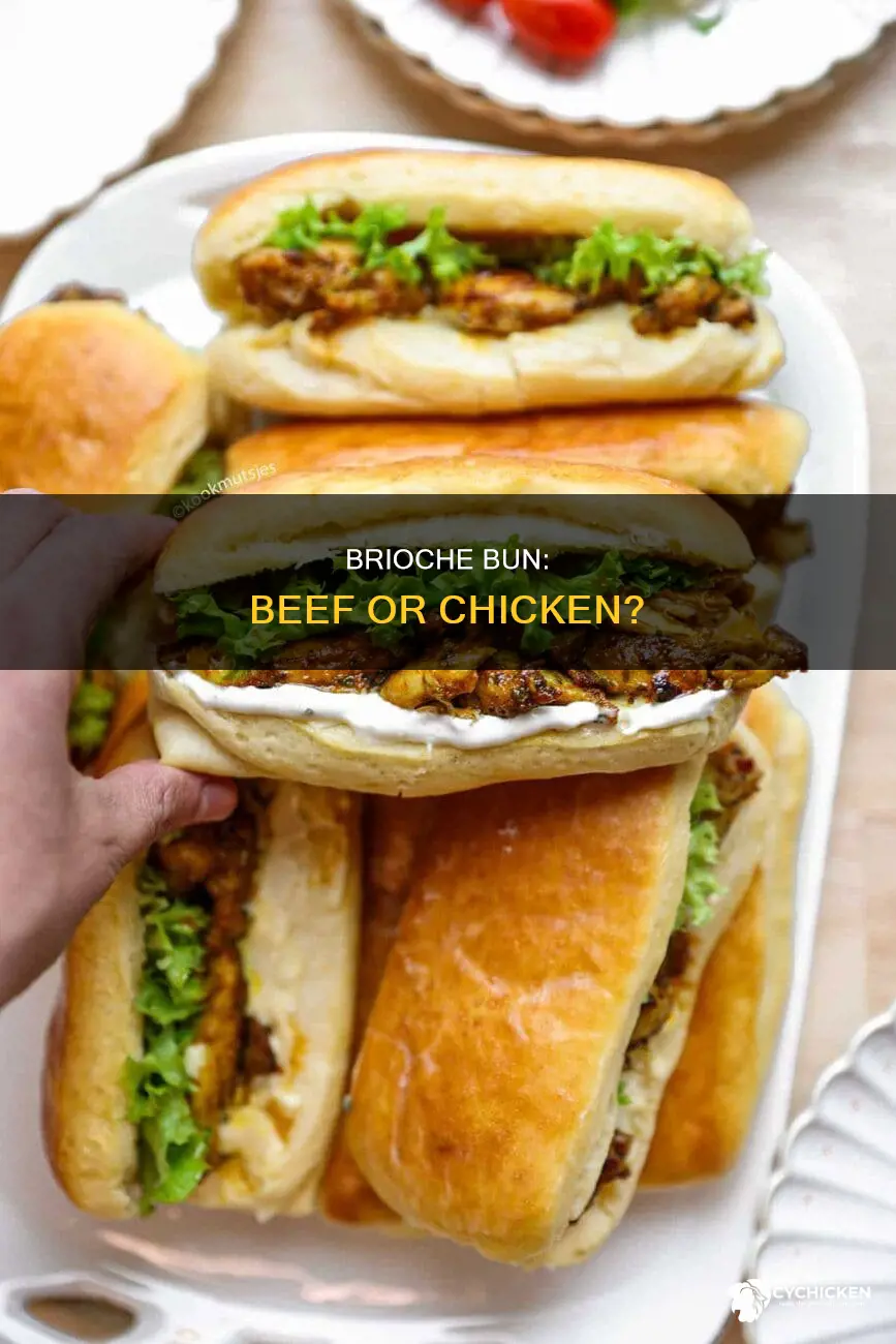 does brioche bun taste better on beef or chicken