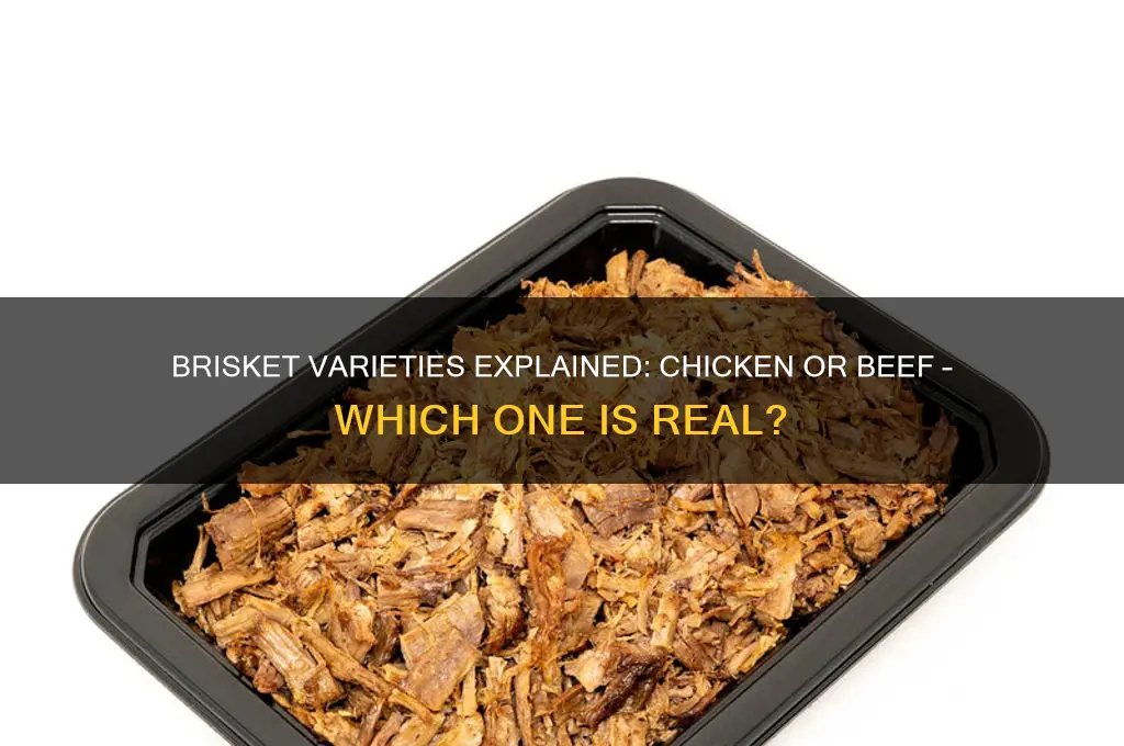 does brisket come in chicken and beef