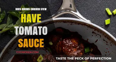 Does Brown Chicken Stew Include Tomato Sauce? A Culinary Exploration