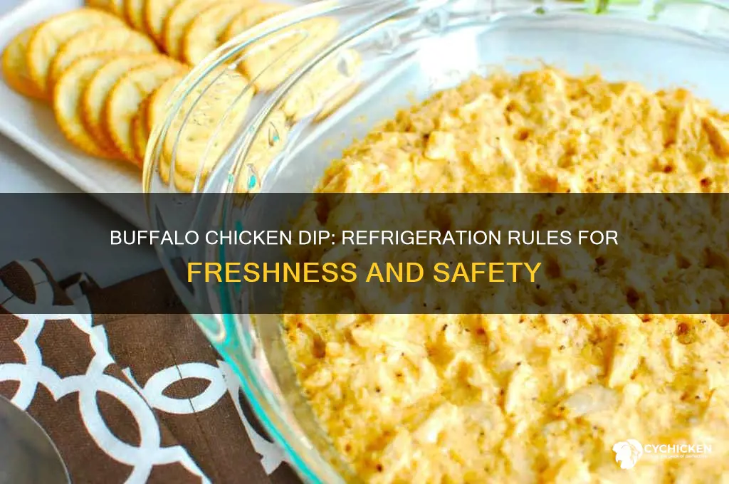 does buffalo chicken dip have to be refrigerated