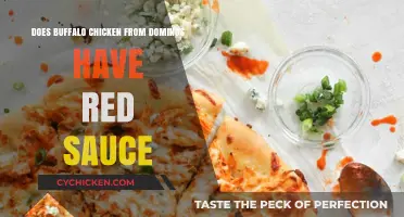 Does Domino's Buffalo Chicken Pizza Include Red Sauce? Find Out!
