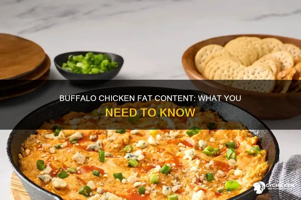 does buffalo chicken have fat in it