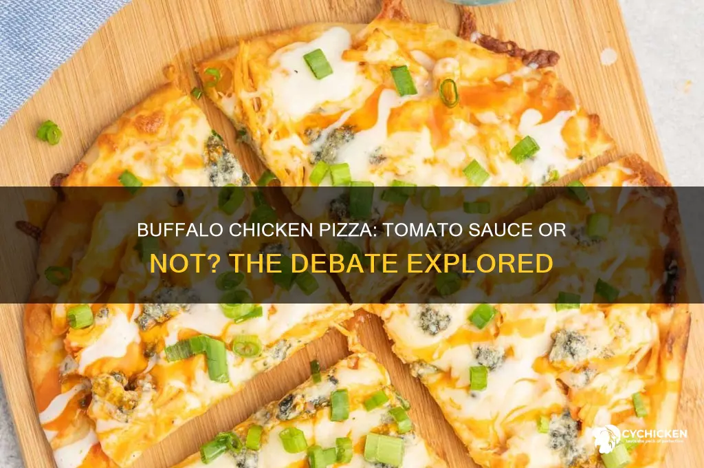 does buffalo chicken pizza have tomato sauce