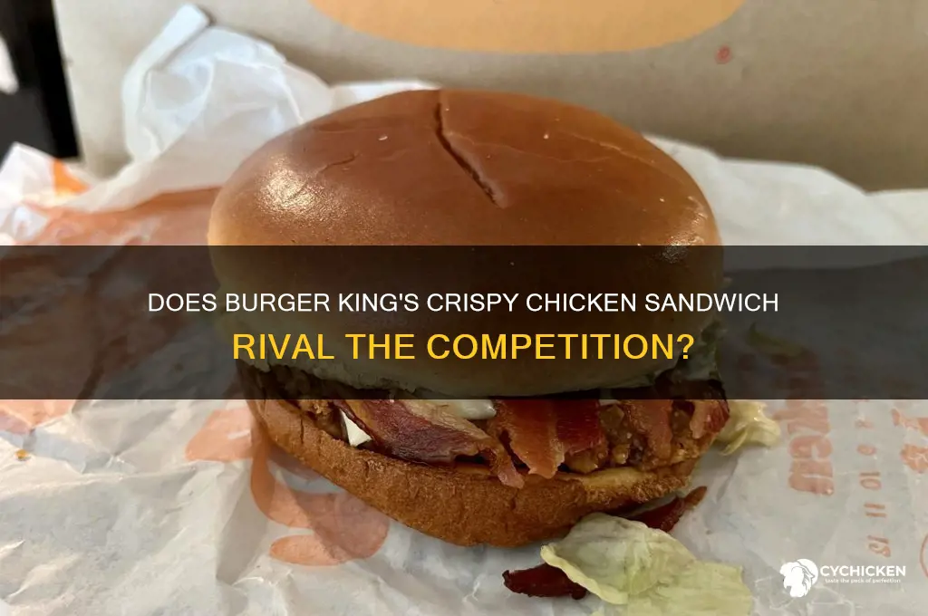 does burger king have a crispy chicken sandwich