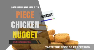 Does Burger King Offer a Ten-Piece Chicken Nugget Option?