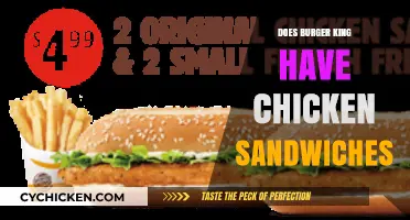 Does Burger King Offer Chicken Sandwiches? A Menu Breakdown