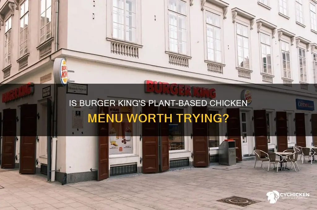 does burger king have plant based chicken