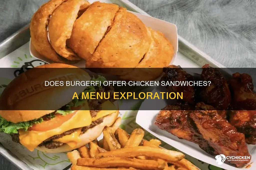 does burgerfi have chicken sandwiches