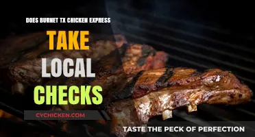 Does Burnet, TX Chicken Express Accept Local Checks? Find Out