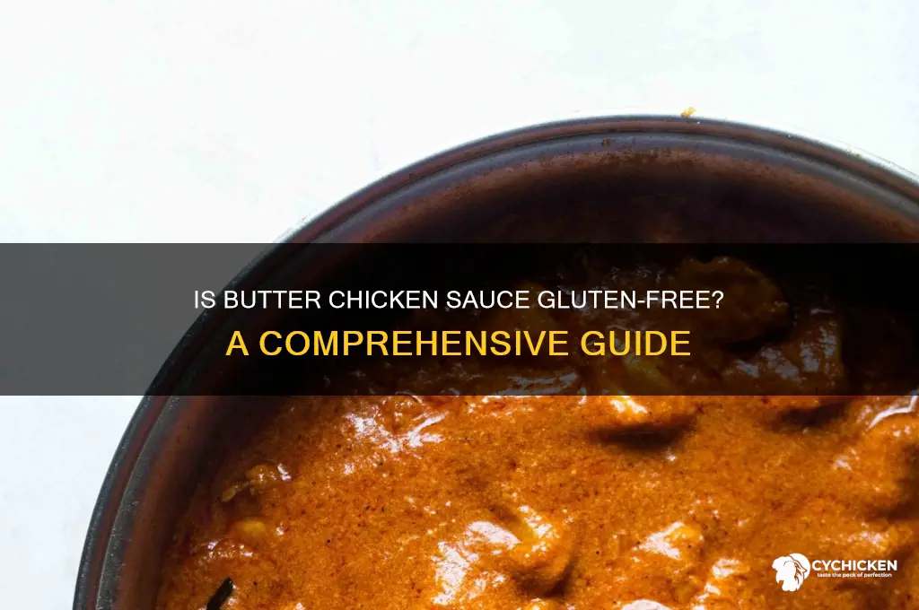 does butter chicken sauce have gluten
