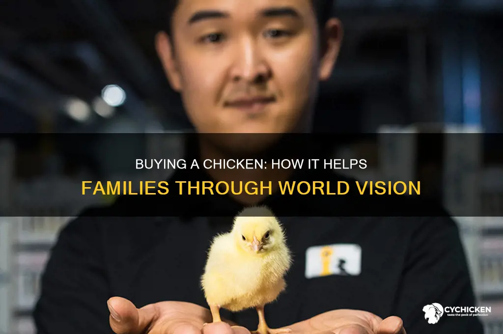 does buying a chicken really help a family world vision