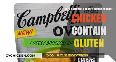 Is Campbell's Cheesy Broccoli Chicken Sauce Gluten-Free?