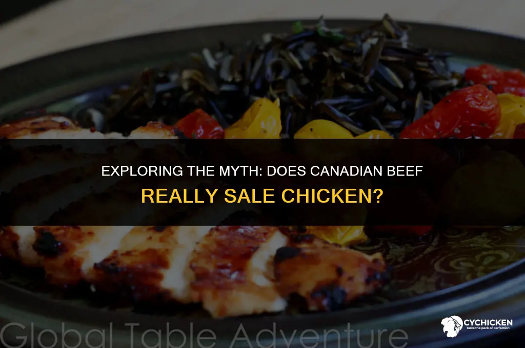 does canadian beef sale chicken
