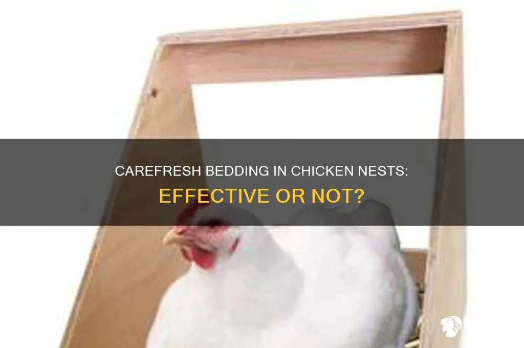 does carefresh bedding work in chicken nests