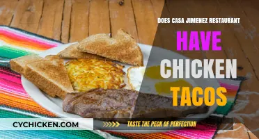 Casa Jimenez Chicken Tacos: Are They on the Menu?