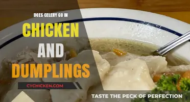 Celery in Chicken and Dumplings: Essential Ingredient or Optional Add-In?