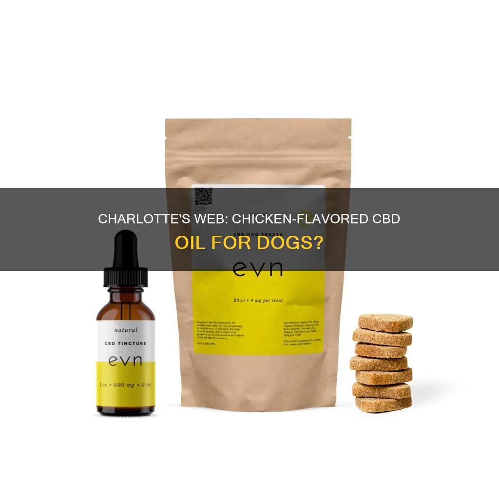 does charlottes web carry chicken flavor cbd oil for dogs