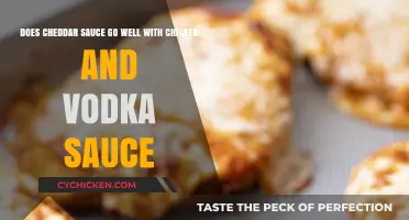 Cheddar Sauce Meets Chicken and Vodka Sauce: A Flavor Fusion?