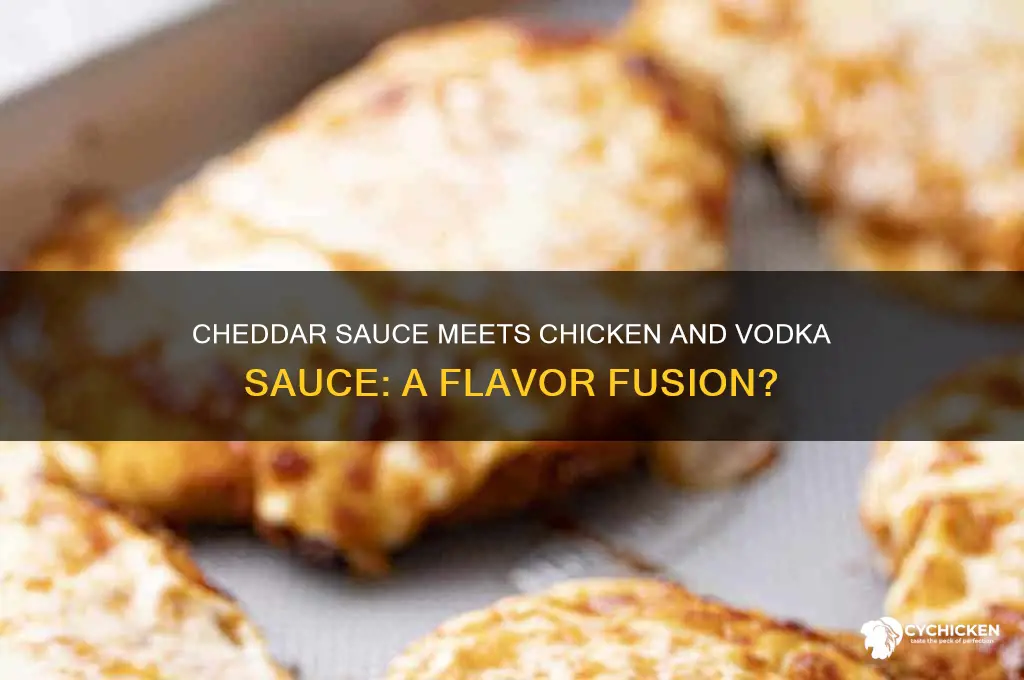 does cheddar sauce go well with chicken and vodka sauce