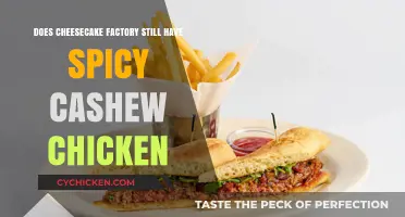 Is Spicy Cashew Chicken Still on Cheesecake Factory's Menu?
