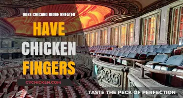 Chicago Ridge Theater's Menu: Are Chicken Fingers Available?