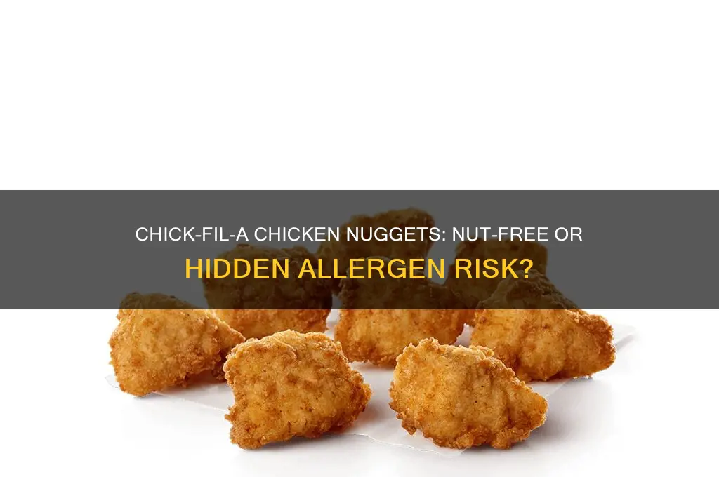 does chick fil a chicken nuggets have nuts