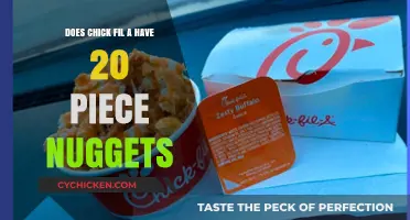 Chick-fil-A 20-Piece Nuggets: Menu Availability and Serving Size Guide