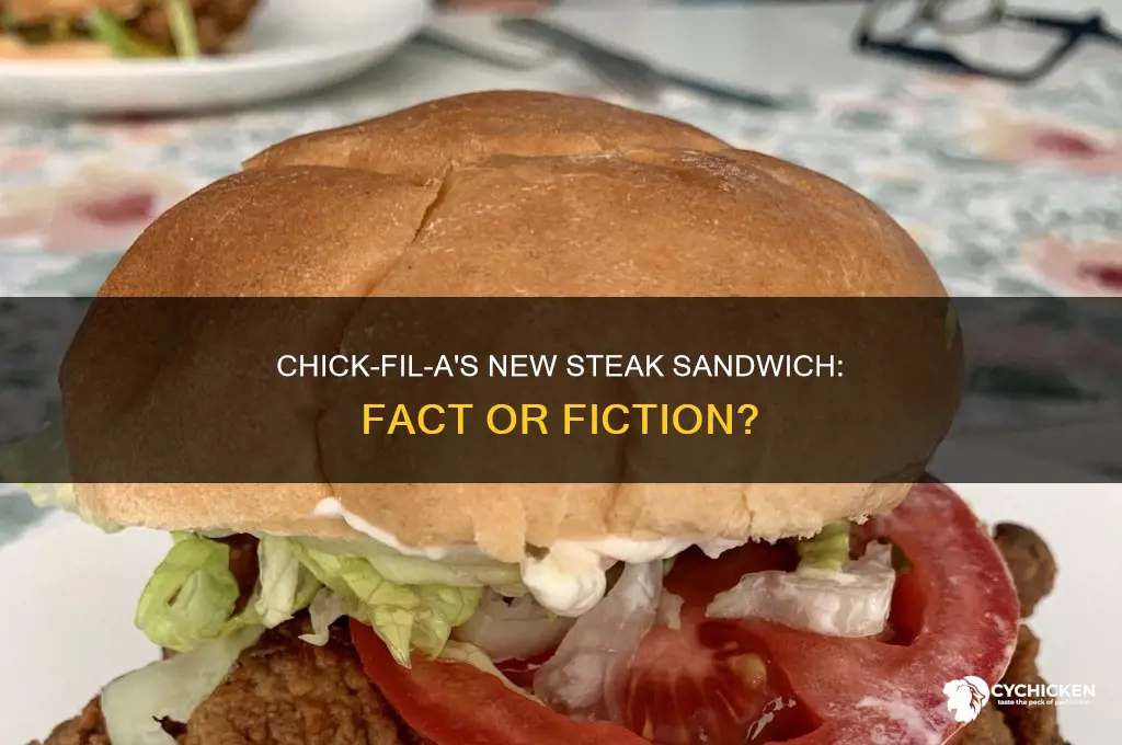 does chick fil a have a new steak sandwich