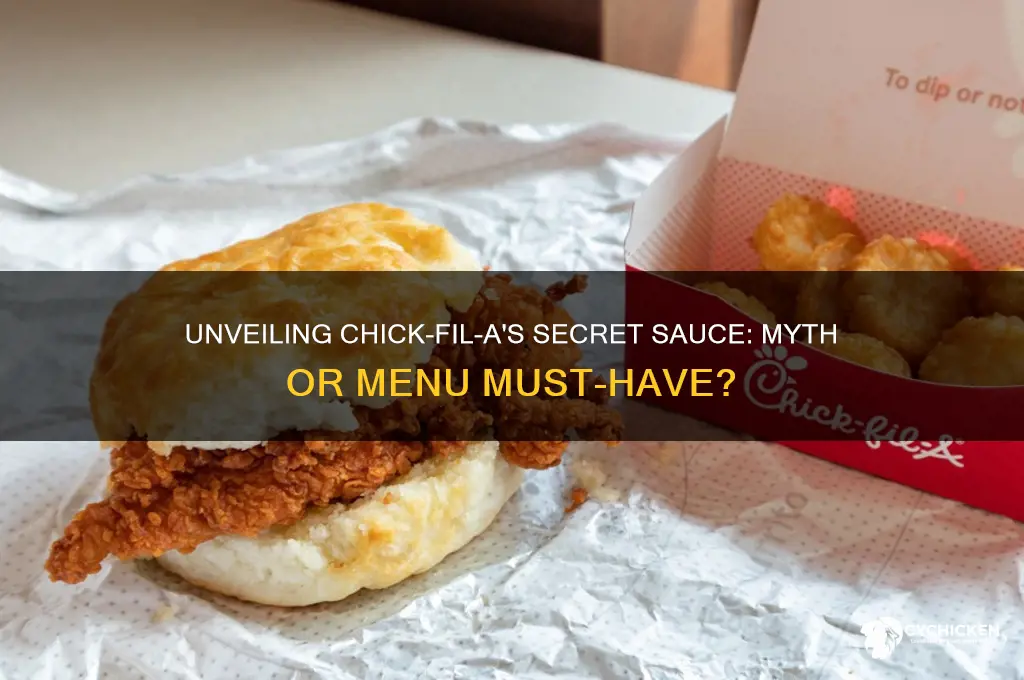 does chick fil a have a secret sauce