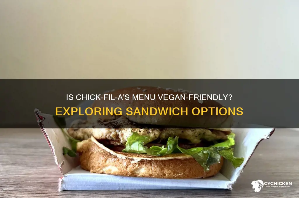 does chick fil a have a vegan sandwich