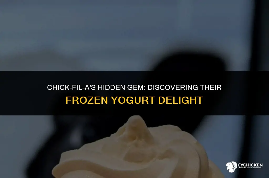 does chick fil a have frozen yogurt