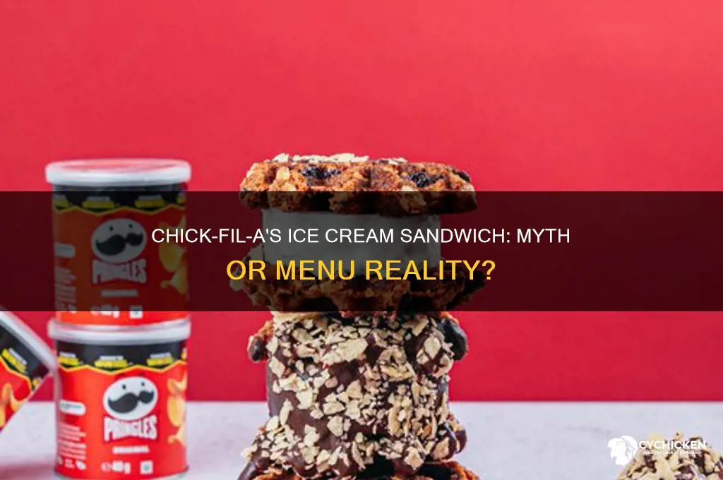 does chick fil a have ice cream sandwich