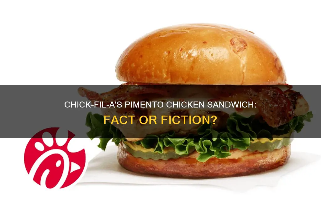 does chick fil a have pimento chicken sandwich