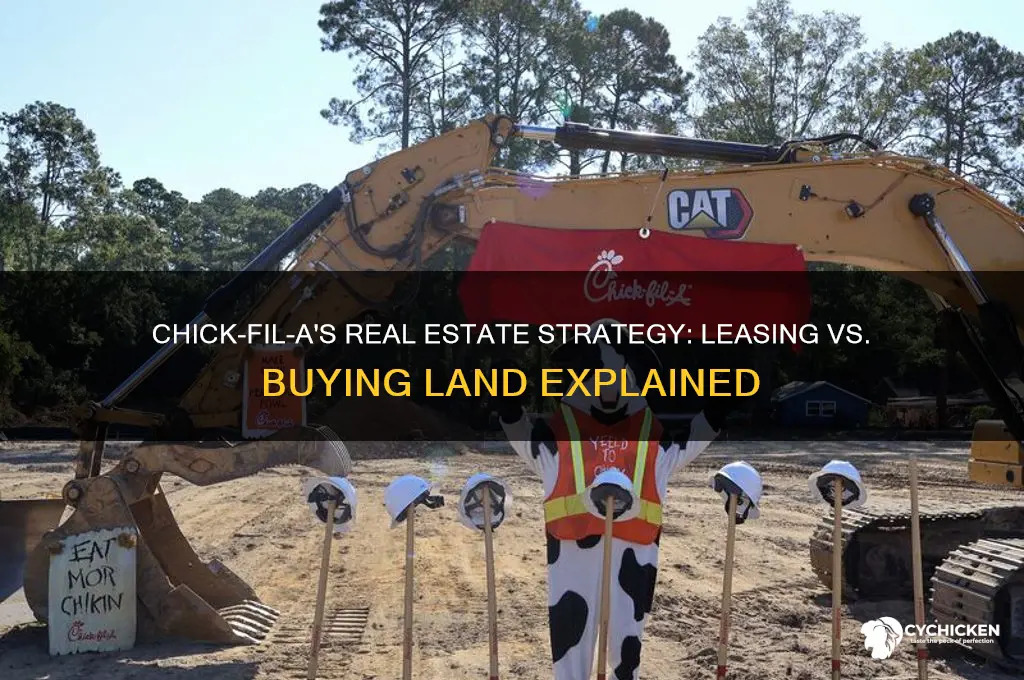 does chick fil a lease or buy land