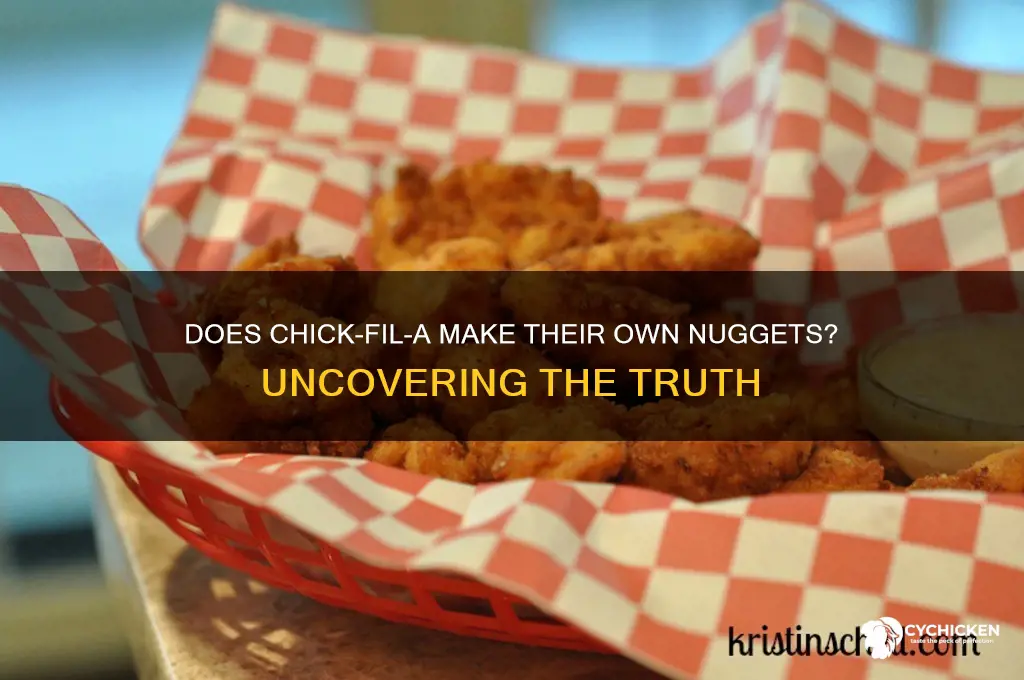 does chick fil a make their own nuggets